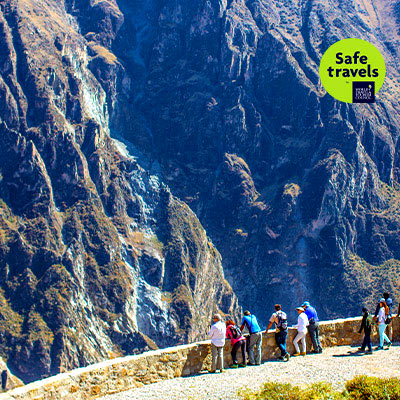 Valle y Cañón del Colca y Ciudad de Arequipa obtienen el sello internacional Safe Travels