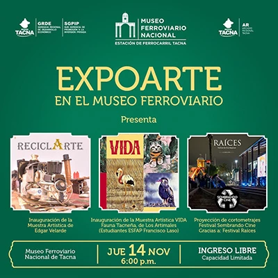 Programa de Actividades Culturales en Tacna por el mes de noviembre