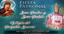 Fiesta Patronal en Honor al Santo Patrón San Pedro y San Pablo y a la Virgen del Perpetuo Socorro